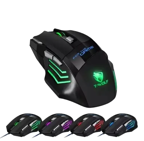 Image produit Souris Gamer T-WOLF M1 RVB rétroéclairée-44