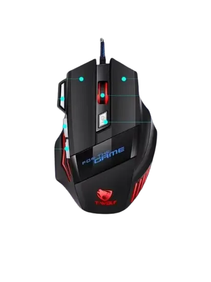 Image produit Souris Gamer T-WOLF M1 RVB rétroéclairée-43